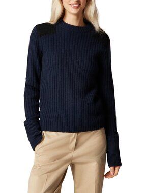J.CREW x Alex Eagle crewneck sweater Blue NWT $198 S